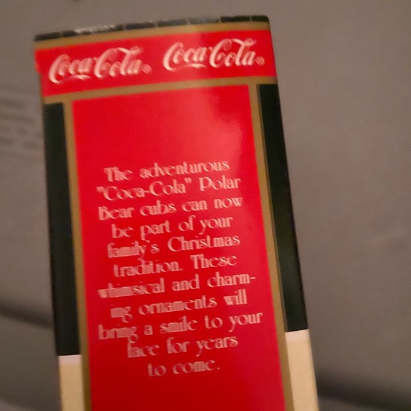NIB Coca Cola polar bear Christmas tree ornament - Picture 2 of 4